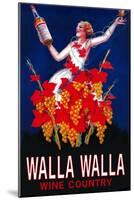 Woman with Bottle - Walla Walla, Washington-Lantern Press-Mounted Art Print