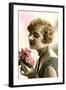 Woman with Bouquet-null-Framed Art Print