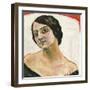 Woman with Brown Hair, 1913-Ferdinand Hodler-Framed Giclee Print