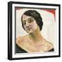 Woman with Brown Hair, 1913-Ferdinand Hodler-Framed Giclee Print