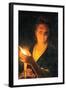 Woman with Candle, Late 1660S-Godfried Schalcken-Framed Giclee Print