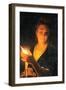 Woman with Candle, Late 1660S-Godfried Schalcken-Framed Giclee Print