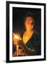 Woman with Candle, Late 1660S-Godfried Schalcken-Framed Giclee Print