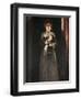 Woman with Candle-Odoardo Borrani-Framed Giclee Print