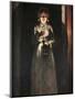Woman with Candle-Odoardo Borrani-Mounted Giclee Print