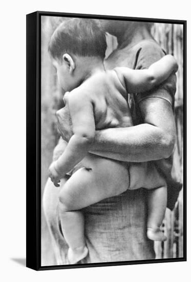 Woman with Child, Tehuantepec, Mexico, 1929-Tina Modotti-Framed Stretched Canvas