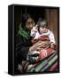 Woman with Child, Tibet-Michael Brown-Framed Stretched Canvas