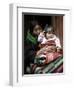 Woman with Child, Tibet-Michael Brown-Framed Premium Photographic Print