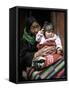 Woman with Child, Tibet-Michael Brown-Framed Stretched Canvas