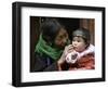 Woman with Child, Tibet-Michael Brown-Framed Photographic Print