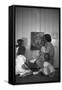 Woman with Children Looking at Picture-Philip Gendreau-Framed Stretched Canvas