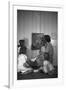 Woman with Children Looking at Picture-Philip Gendreau-Framed Premium Photographic Print