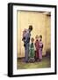 Woman with Children-Felice Beato-Framed Art Print