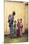 Woman with Children-Felice Beato-Mounted Art Print