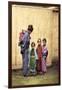 Woman with Children-Felice Beato-Framed Art Print