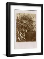 Woman with Cocker Spaniel-null-Framed Photographic Print