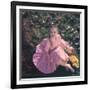 Woman with Daffodils-Charles Woof-Framed Photographic Print