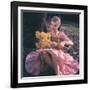 Woman with Daffodils-Charles Woof-Framed Photographic Print