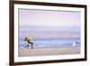 Woman with Dog-Mark Van Crombrugge-Framed Art Print