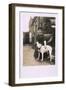 Woman with Dogo-null-Framed Photographic Print