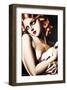 Woman with Dove-Tamara de Lempicka-Framed Premium Giclee Print