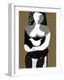 Woman with Dove-Diana Ong-Framed Giclee Print