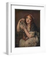 'Woman With Doves', 1799-1800, (c1915)-Jean-Baptiste Greuze-Framed Giclee Print