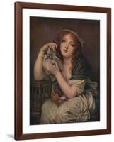 'Woman With Doves', 1799-1800, (c1915)-Jean-Baptiste Greuze-Framed Giclee Print