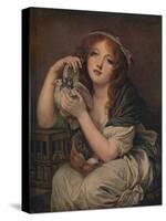'Woman With Doves', 1799-1800, (c1915)-Jean-Baptiste Greuze-Stretched Canvas