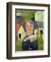 Woman with Duck, 1996-Reg Cartwright-Framed Giclee Print