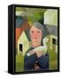 Woman with Duck, 1996-Reg Cartwright-Framed Stretched Canvas