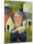 Woman with Duck, 1996-Reg Cartwright-Mounted Giclee Print