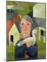Woman with Duck, 1996-Reg Cartwright-Mounted Giclee Print
