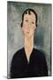 Woman with Earrings-Amedeo Modigliani-Mounted Giclee Print