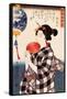 Woman with Fan-Kuniyoshi Utagawa-Framed Stretched Canvas