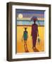 Woman with Fish-Tilly Willis-Framed Giclee Print