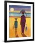 Woman with Fish-Tilly Willis-Framed Giclee Print