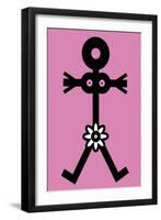 Woman with Flower Icon, 2006-Thisisnotme-Framed Giclee Print