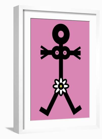 Woman with Flower Icon, 2006-Thisisnotme-Framed Giclee Print