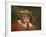 Woman with Flowers on Her Hat-Gustave Courbet-Framed Giclee Print