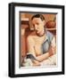 Woman with Folded Arms-Massimo Campigli-Framed Giclee Print
