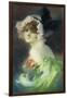 Woman with Gloves; Femme Aux Gants-Jules Chéret-Framed Giclee Print