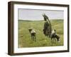 Woman with Goats on the Dunes, 1890-Max Liebermann-Framed Giclee Print