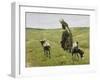 Woman with Goats on the Dunes, 1890-Max Liebermann-Framed Giclee Print