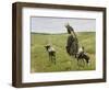 Woman with Goats on the Dunes, 1890-Max Liebermann-Framed Giclee Print