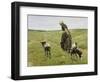 Woman with Goats on the Dunes, 1890-Max Liebermann-Framed Giclee Print