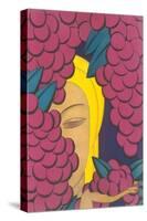 Woman with Grapes-null-Stretched Canvas