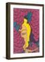 Woman with Grapes-null-Framed Art Print