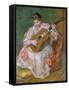 Woman with Guitar, 1897-Pierre-Auguste Renoir-Framed Stretched Canvas