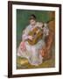 Woman with Guitar, 1897-Pierre-Auguste Renoir-Framed Giclee Print